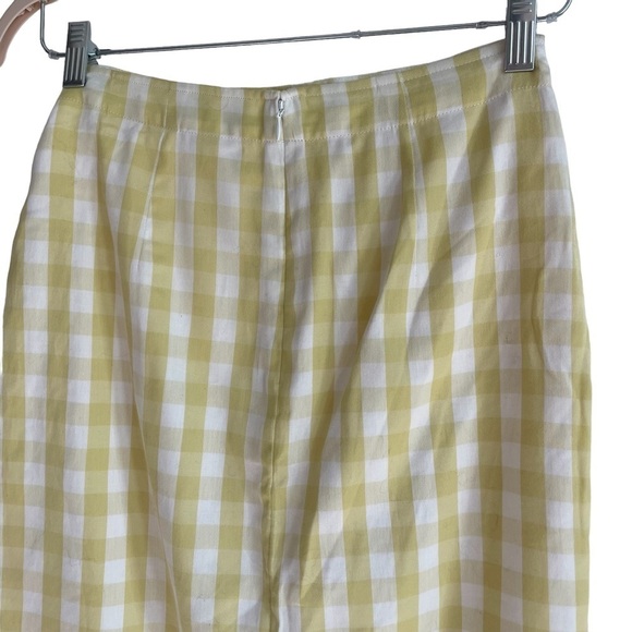 Madewell Sarong Midi Skirt in Gingham Check, Size 0 - Picture 4 of 7